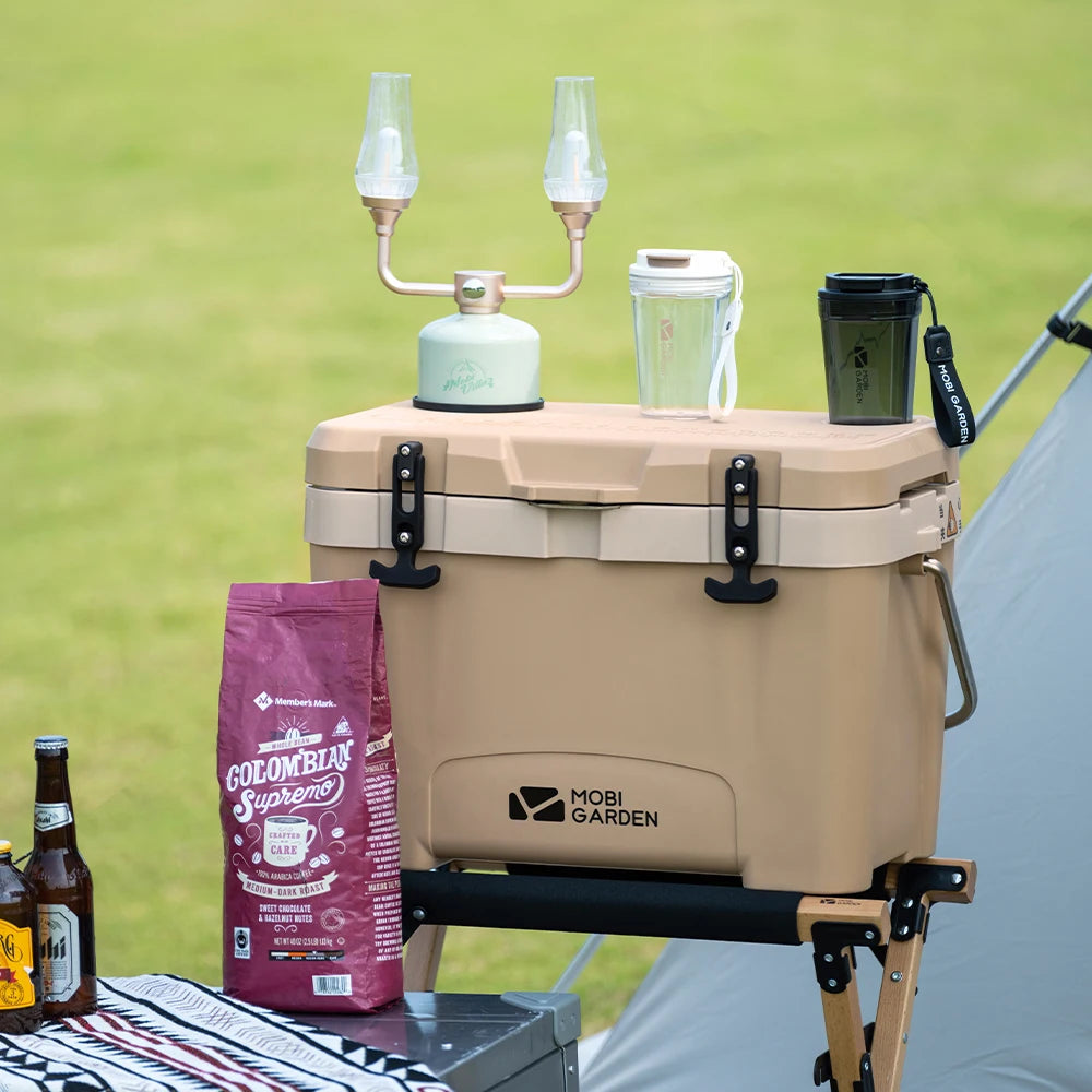 Glacière Portable 25L – Grande Capacité pour Camping, Voiture & Plage