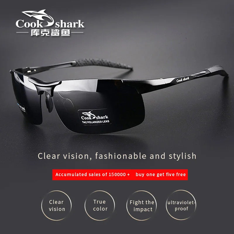 Lunettes de Soleil Polarisées Homme – Aluminium Magnésium