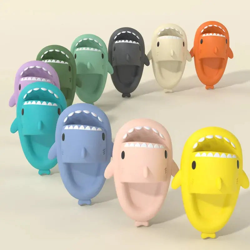 Pantoufles Requins Unisexes – Claquettes Été Antidérapantes