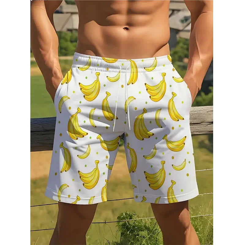 Short de Bain Homme Avocat – Imprimé Tropical & Confort Été