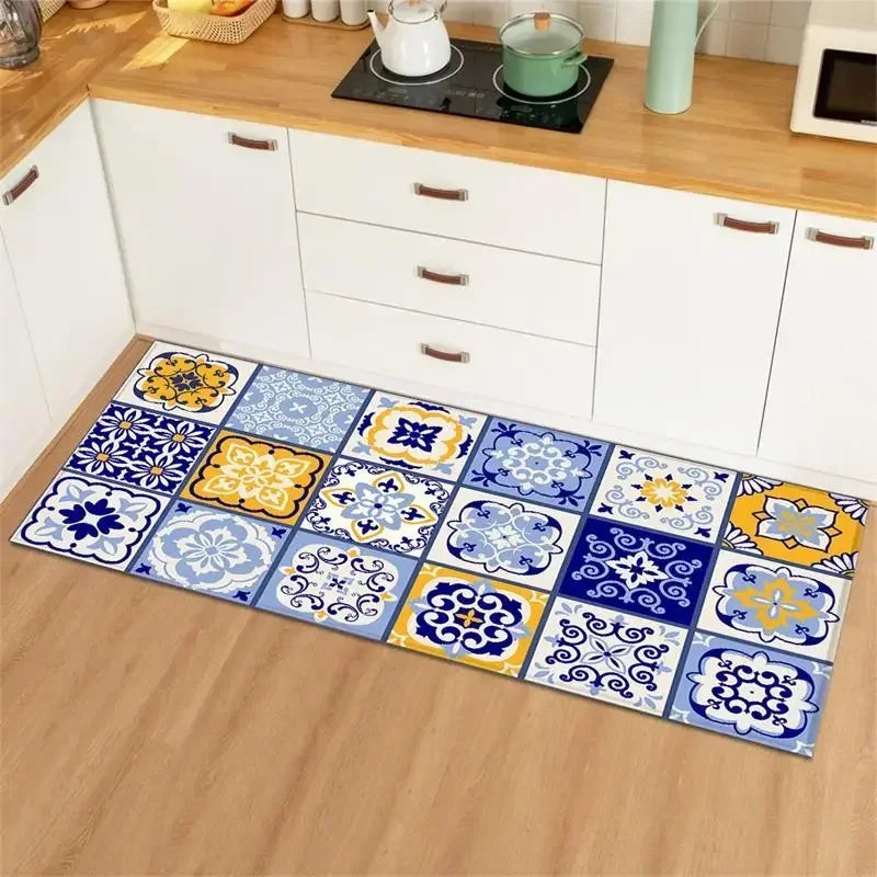 Tapis de Cuisine PVC Antidérapant – Imperméable & Anti-Taches