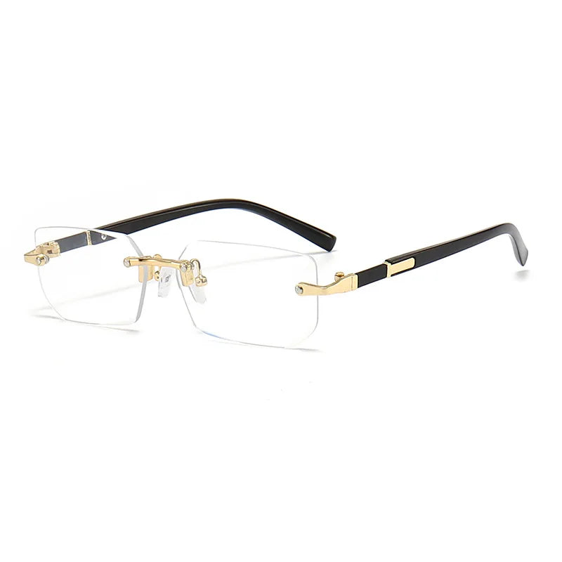 Lunettes de Soleil Sans Monture – Unisexe Petit Carré Été
