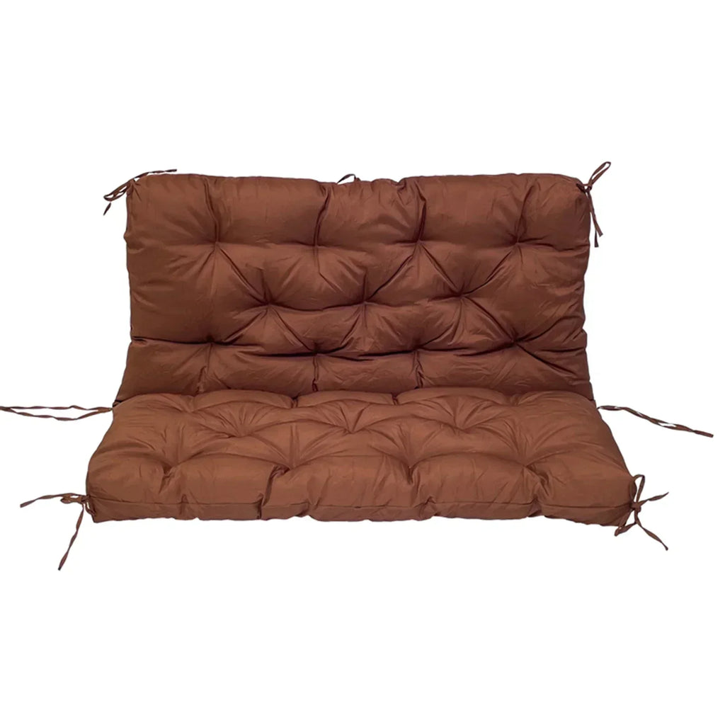 Coussin Étanche pour Banc de Jardin – 2/3 Places avec Dossier