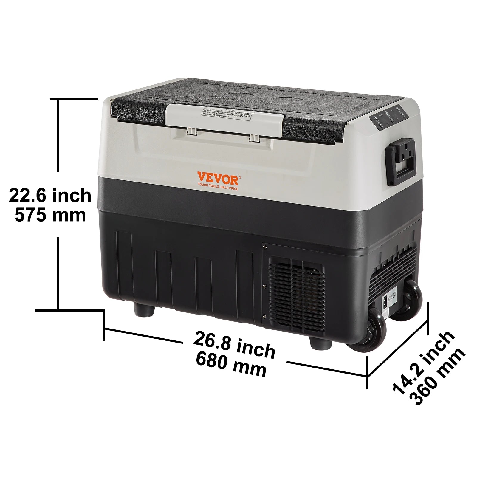 Réfrigérateur Portable 35L/45L/55L – Compresseur, Roues & Poignée Repliable