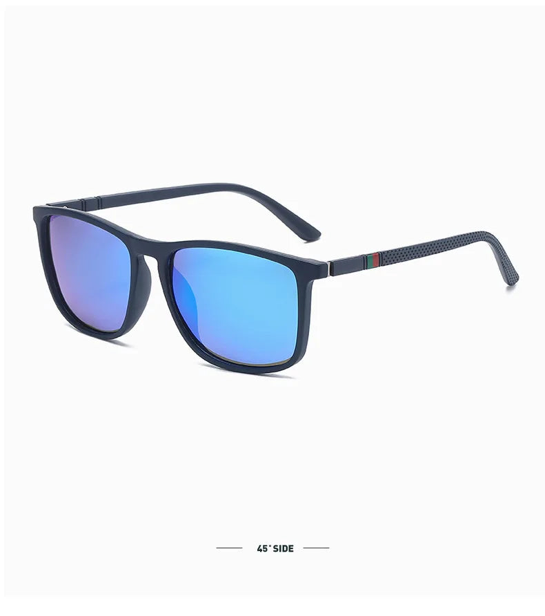 Lunettes Polarisées – Large Monture Carrée Unisexe