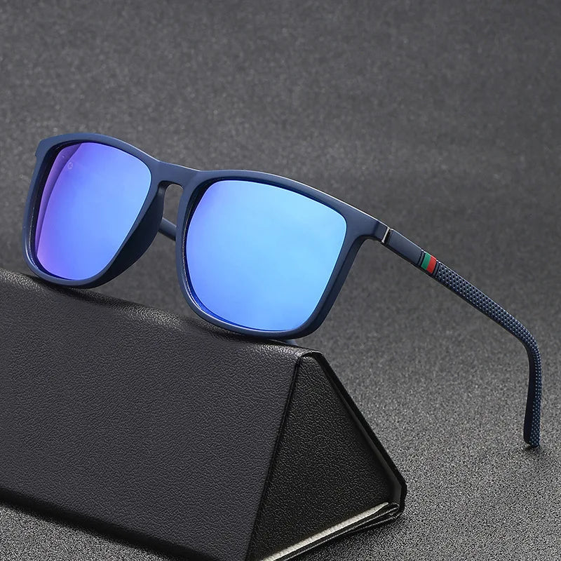 Lunettes Polarisées – Large Monture Carrée Unisexe