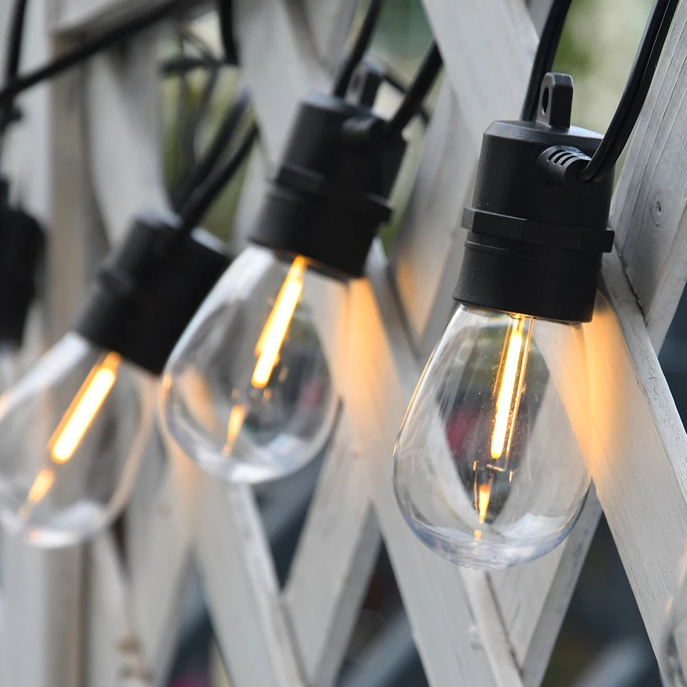 Guirlande Solaire LED 15M – Lumière Extérieure Étanche IP65 Le petit Souk