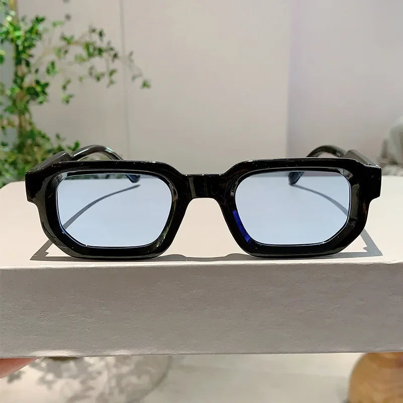 Lunettes de Soleil Vintage Rectangle – Style Rétro UV400 Unisexe