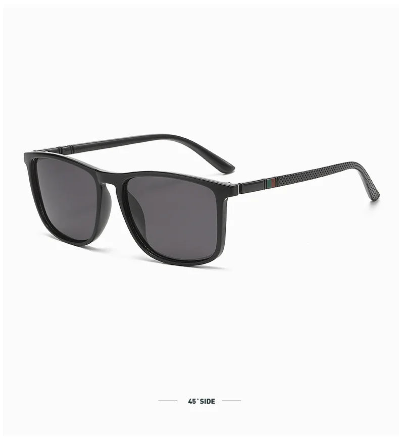 Lunettes Polarisées – Large Monture Carrée Unisexe