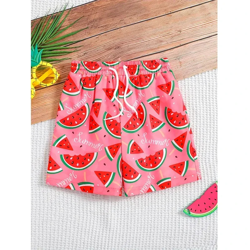 Short de Bain Homme Avocat – Imprimé Tropical & Confort Été