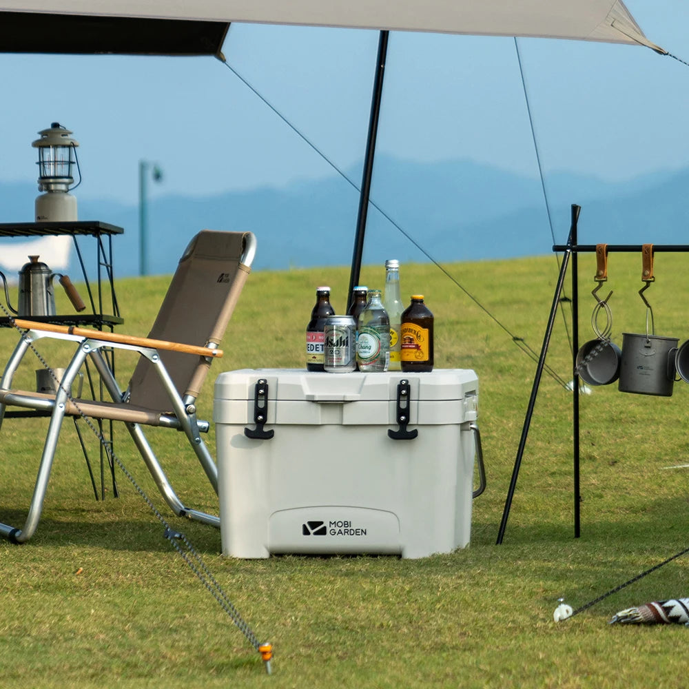 Glacière Portable 25L – Grande Capacité pour Camping, Voiture & Plage