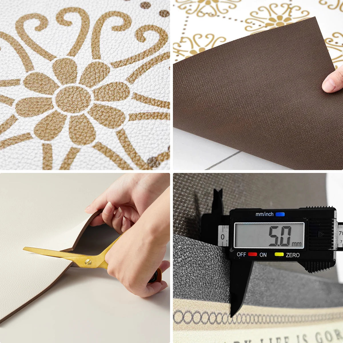 Tapis de Cuisine PVC Antidérapant – Imperméable & Anti-Taches
