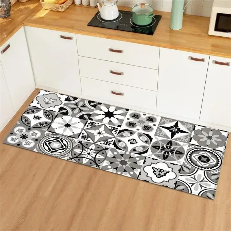 Tapis de Cuisine PVC Antidérapant – Imperméable & Anti-Taches