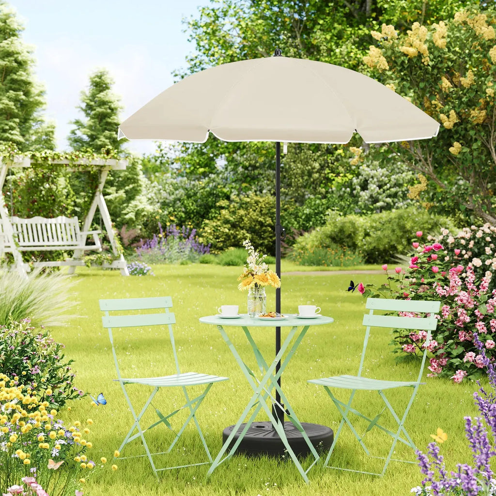 Parasol de Plage Rond – Résistant UV & Imperméable Le petit Souk