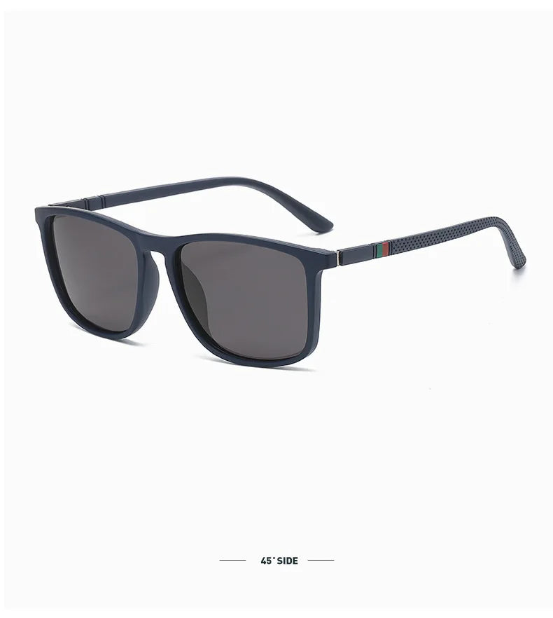 Lunettes Polarisées – Large Monture Carrée Unisexe