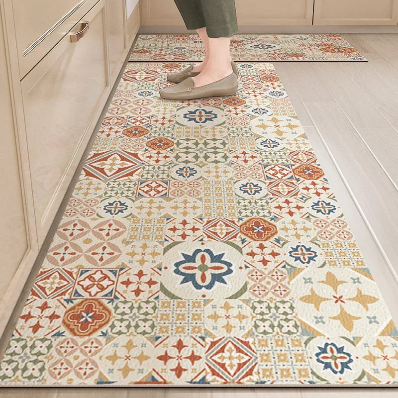 Tapis de Cuisine PVC Antidérapant – Imperméable & Anti-Taches
