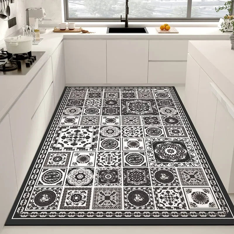 Tapis de Cuisine PVC Antidérapant – Imperméable & Anti-Taches