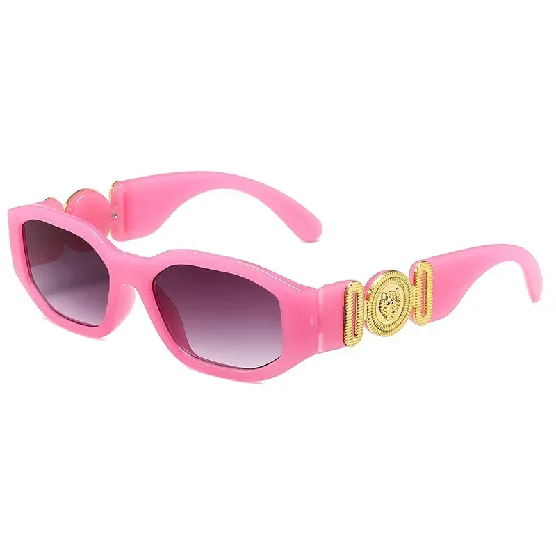 Lunettes de Soleil Rétro Carré Irrégulier – Unisexe UV400