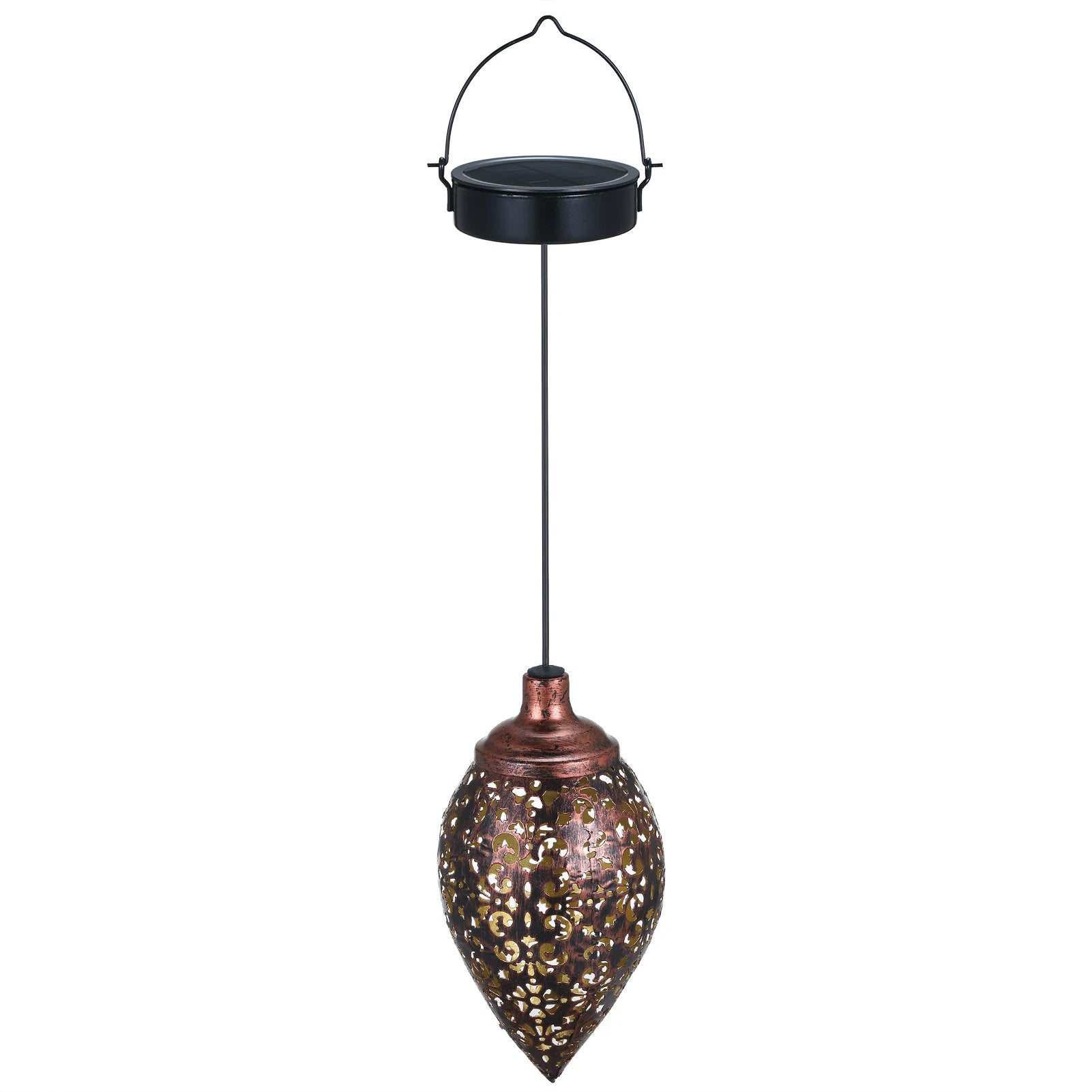 Lanterne Solaire LED Suspendue – Forme Olive IP44 Étanche Le petit Souk