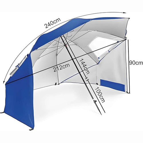 Auvent Parasol Sport XL 2m – Protection UPF 50+ Anti-Vent Le petit Souk