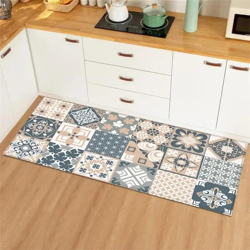 Tapis de Cuisine PVC Antidérapant – Imperméable & Anti-Taches