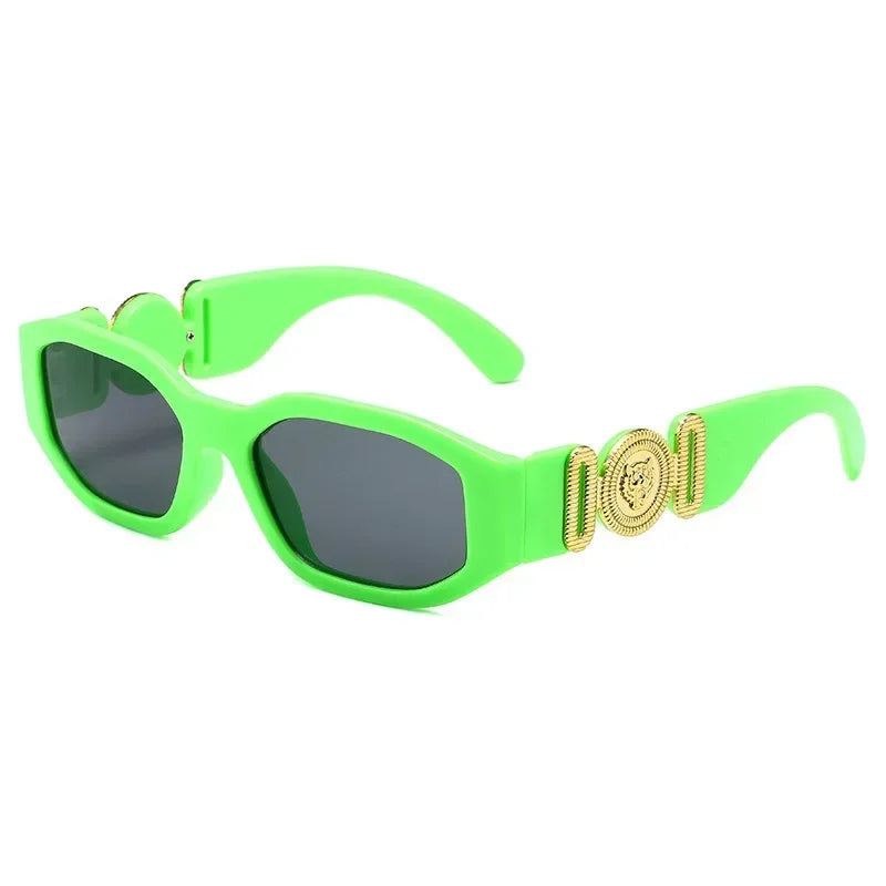 Lunettes de Soleil Rétro Carré Irrégulier – Unisexe UV400