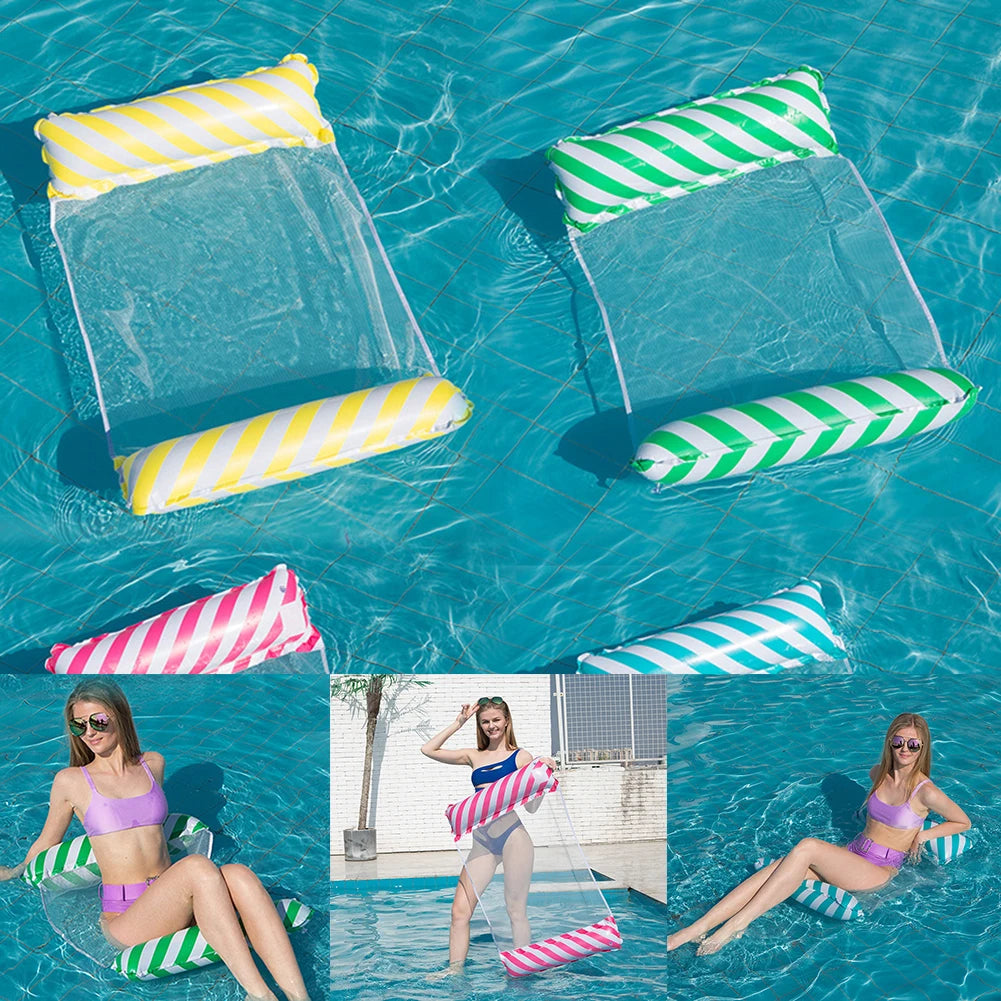 Hamac Flottant Gonflable Pliable – Matelas Air Piscine Relax