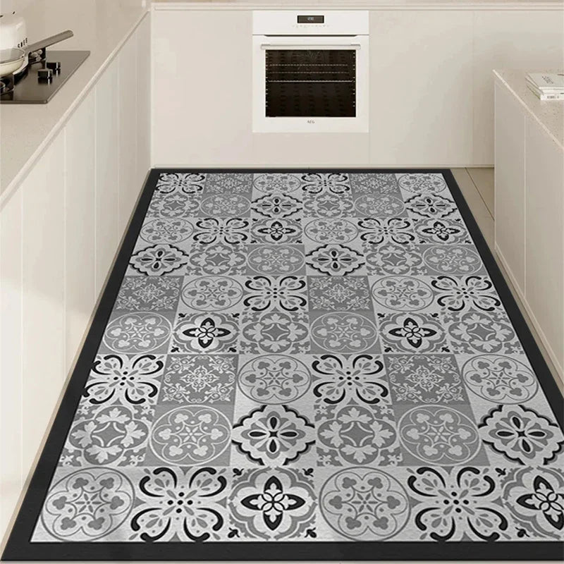 Tapis de Cuisine PVC Antidérapant – Imperméable & Anti-Taches
