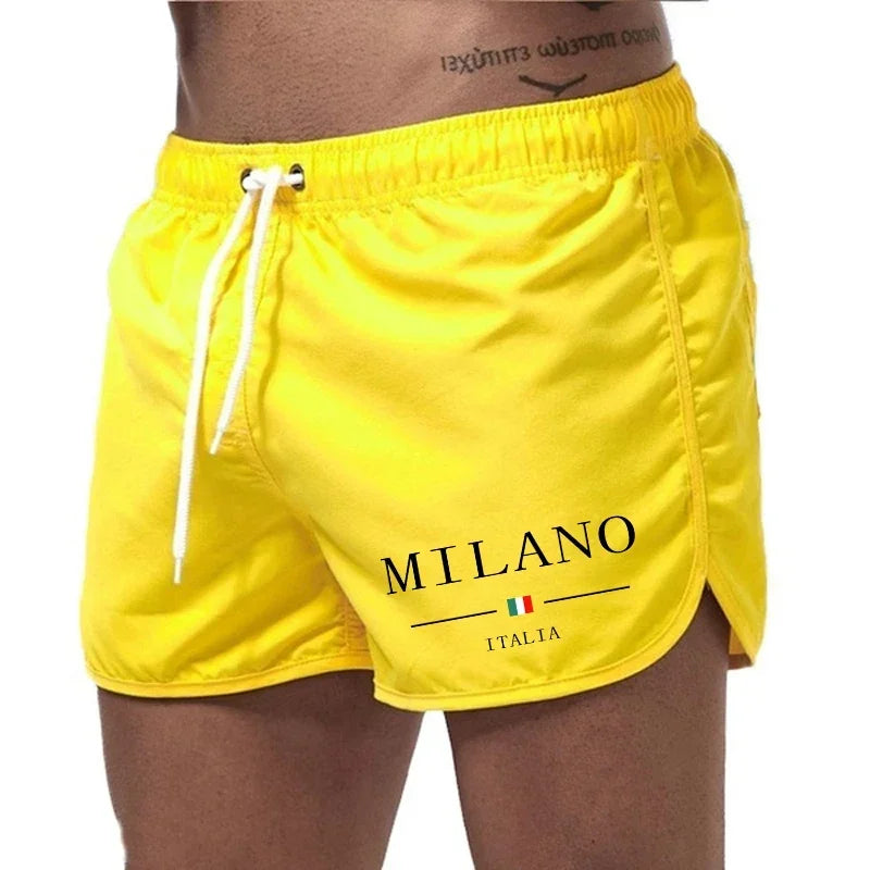 Short de Bain Homme Été 2025 – Séchage Rapide Style Urbain