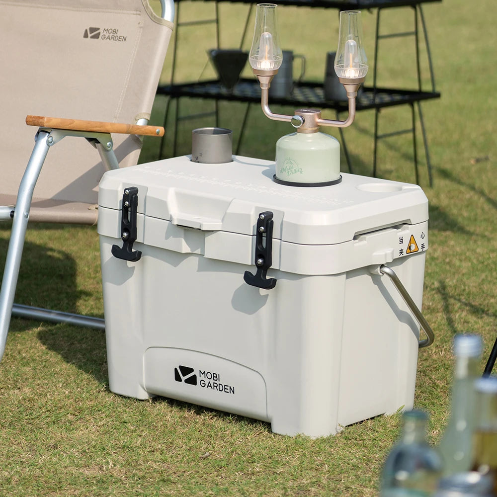 Glacière Portable 25L – Grande Capacité pour Camping, Voiture & Plage