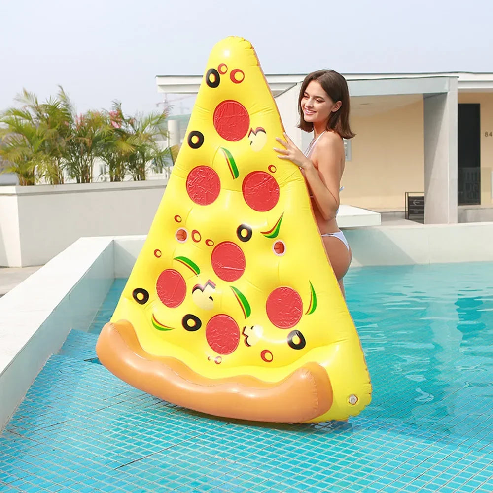 Matelas Gonflable Piscine Pizza Géante – Bouée Flottante Fun