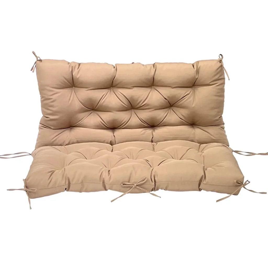 Coussin Étanche pour Banc de Jardin – 2/3 Places avec Dossier