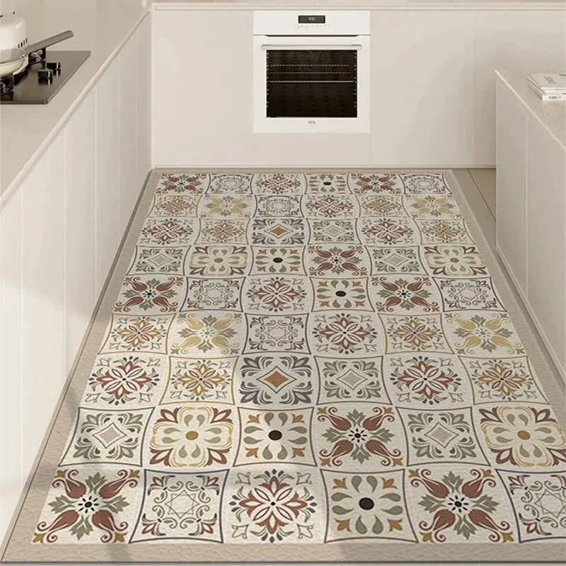 Tapis de Cuisine PVC Antidérapant – Imperméable & Anti-Taches