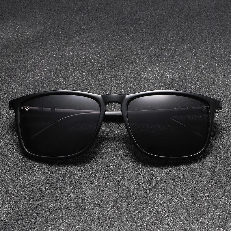Lunettes Polarisées – Large Monture Carrée Unisexe