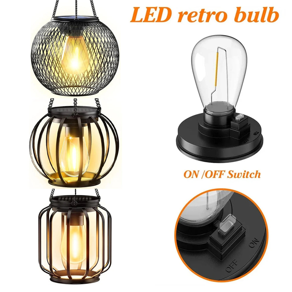 Lanterne Solaire LED avec Capteur – Étanche & Décorative Le petit Souk